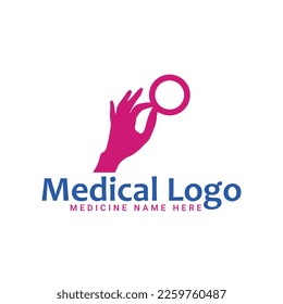 Protection for man medical logo in vector