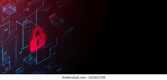 Protection mechanism, system privacy. Vector illustration