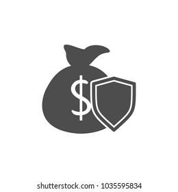 protection of money icon.Element of popular banking icon. Premium quality graphic design. Signs, symbols collection icon for websites, web design,