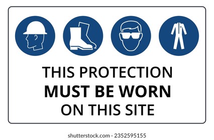 Protection Must be Worn Symbol
