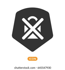 Protection off Vector Symbol
