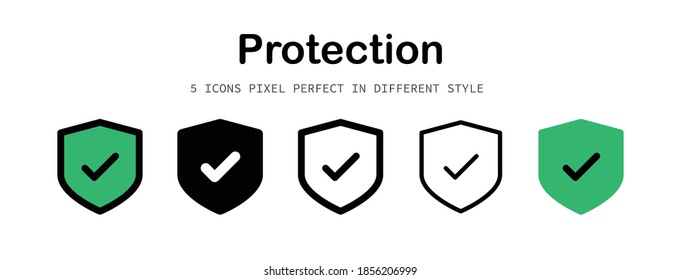 Protection pixel-perfect icon for design work such as website, application, infographic, book, magazine, presentation, poster, screen printing.