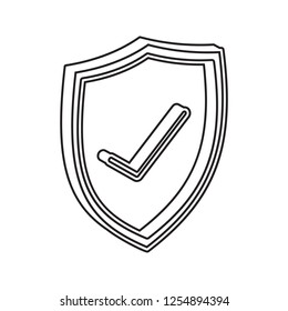 protection present icon. Element of cyber security for mobile concept and web apps icon. Thin line icon for website design and development, app development