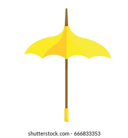 protection rain drop umbrella vector.