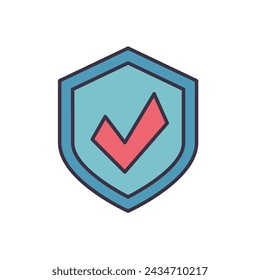 Protection related vector icon. Isolated on white background. Vector illustration