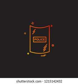 protection safety security shield icon vector design