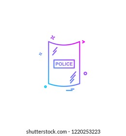 protection safety security shield icon vector design