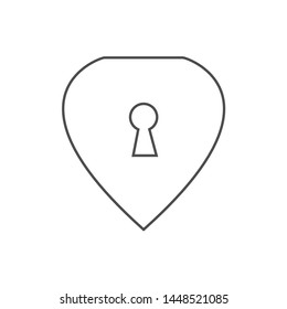 protection, safety, shield Flat Color Icon Vector template