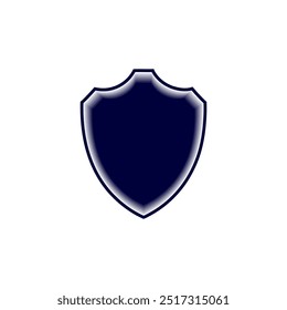 Protection, security shield silhouette icon or logo