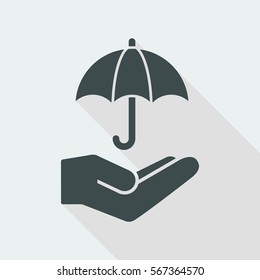 Protection service - Minimal vector icon