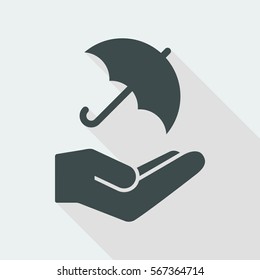 Protection service - Minimal vector icon