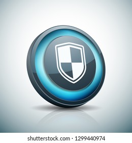 Protection Shield button illustration