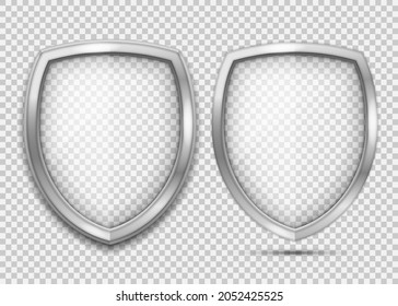 Protection shield concept. Safety badge icon.  Defense sign. Vector illustration. Eps 10.
