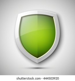 Protection shield concept. Safety badge icon. Privacy banner. Security label. Defense tag