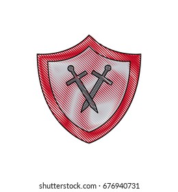 protection shield concept safety badge privacy