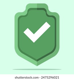 Protection shield concept. Protection, security, guard. Shield, padlock, security shield, security shield with check mark and padlock. Security symbol. flat vector illustration on background.