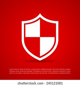 Protection shield icon