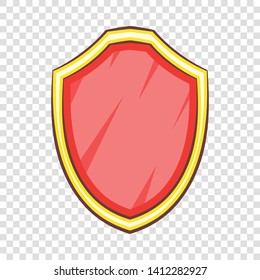 Protection shield icon. Cartoon illustration of protection shield vector icon for web