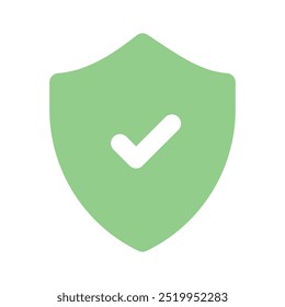 Diseño de icono de escudo de protección, listo para usar Vector