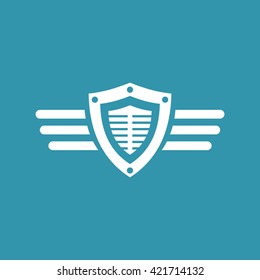 Protection Shield Icon. Eps-10.