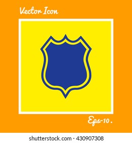 Protection Shield Icon. Eps-10.