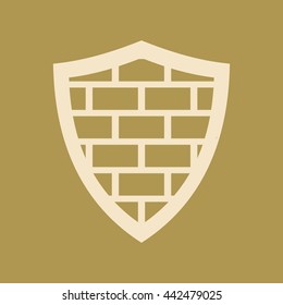 Protection Shield Icon. Eps-10.