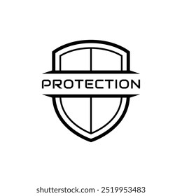 Protection shield icon vector illustration