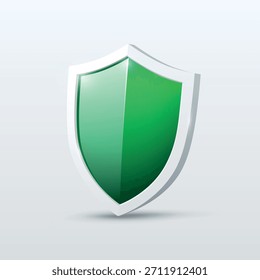 Protection shield icon. Vector illustration