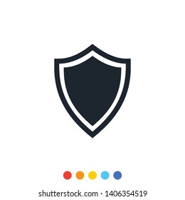 Icono de escudo de protección,Icono de interceptación,Icono de antivirus.