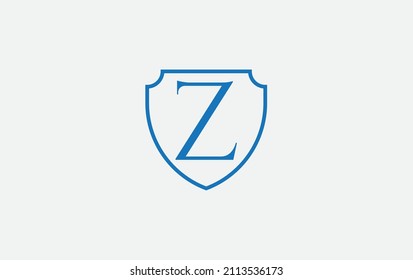 Protección y diseño de imagen de logotipo para su marca y negocio con alfabeto Z