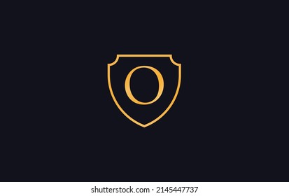 Protection and shield logo design vector  with the letter and alphabets