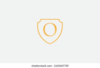 Vector de diseño de logotipo de protección y blindaje con letra y alfabetos