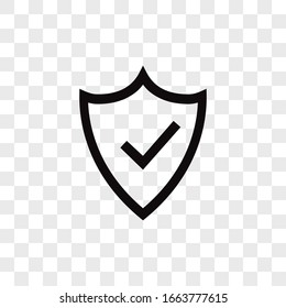 Protección, icono del vector Escudo en un diseño moderno para el sitio web y la aplicación móvil