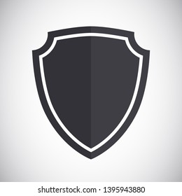 Protection shield vector icon symbol 3