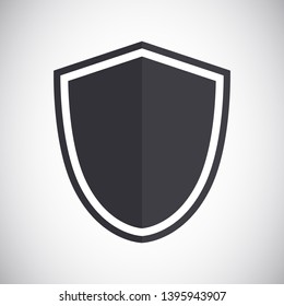 Protection shield vector icon symbol