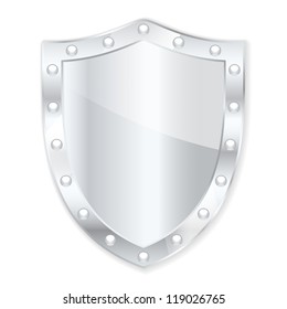 Protection shield. Vector illustration