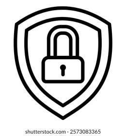 Protection Simple Vector Icon Collection