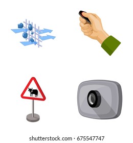 protection, tools, attributes and other web icon in cartoon style.glass, plastic, view, icons in set collection.