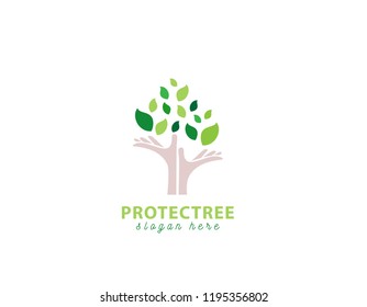 Protection Tree Logo Design