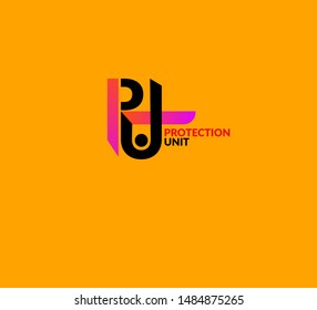 protection unit logo for corporate identity