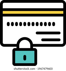 icono de la línea de clavija vectorial de protección