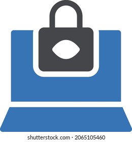 protection vector glyph colour icon