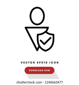 Protection vector icon