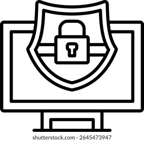 Protection vector icon. Can be used for printing, mobile and web applications.