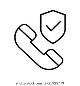Ícone de vetor de proteção. Sinal de Ilustração de Defesa.  Símbolo de segurança. logotipo de segurança.