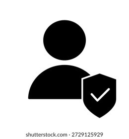 Protection vector icon. Defense Illustration sign.  Security symbol. safety logo.