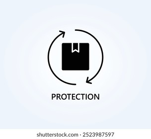 Protection Vector, Icon Or Logo Sign Symbol Illustration