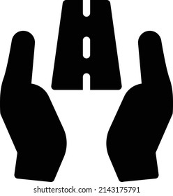 protection vector illustration isolated on a transparent background . glyph vector icons for concept or web graphics.