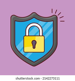 protection Vector illustration on a transparent background.Premium quality symbols. vector line flat  icon for concept and graphic design.