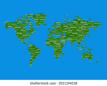 Schutz der Welt gegen Viren, Vektor
